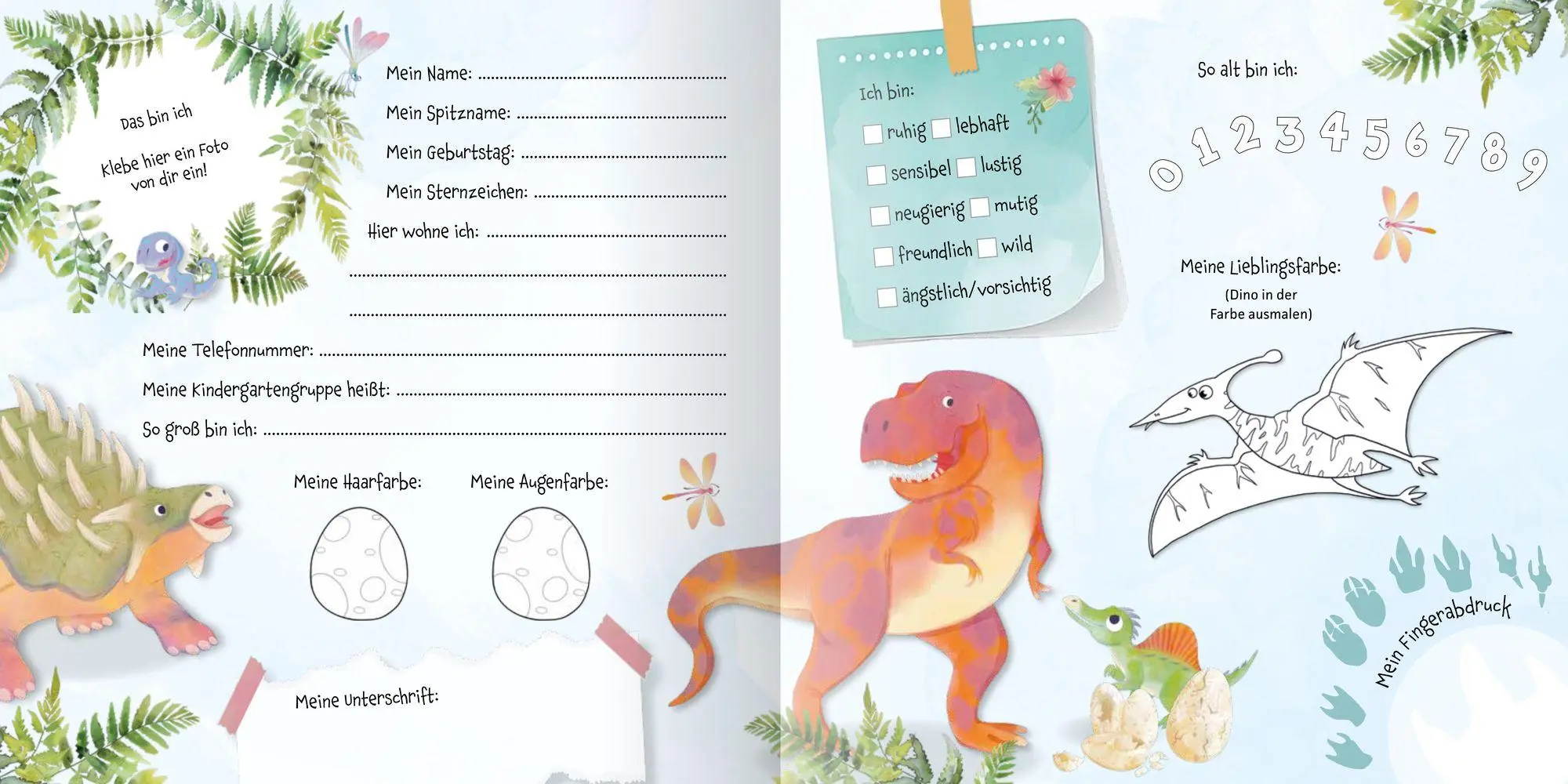 Bild: 9783780665379 | Meine Kindergarten-Freunde | Dinosaurier - mit Metallic-Farbschnitt